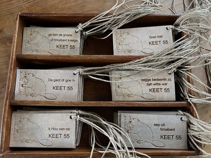 Labels met Brabantse uitspraken.